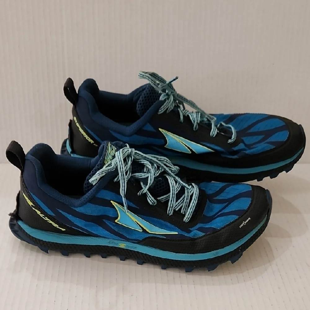 Altra Superior 3.0 Blue and Black Trail Running Shoes Womens Size 10_2